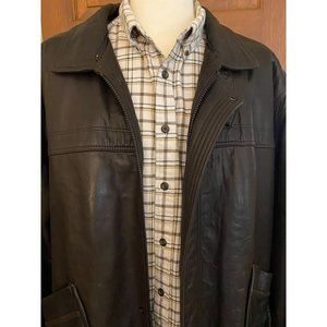 VTG Boyd's Philadelphia Luxury Leather Coat Mens US 44 Streetwear Hip Hop Jacket